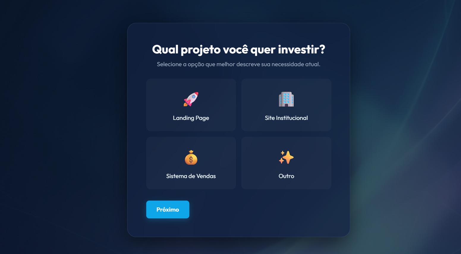 Landing Page Quiz Interativo